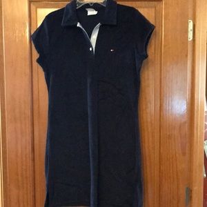 Tommy Hilfiger navy terry cloth dress size small